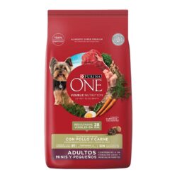 ONE Perros Adultos Minis y Pequeños Pollo y Carne