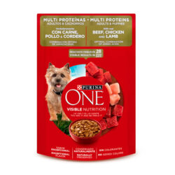 ONE PERROS CACHORROS Y ADULTOS CARNE,POLLO Y CORDERO
